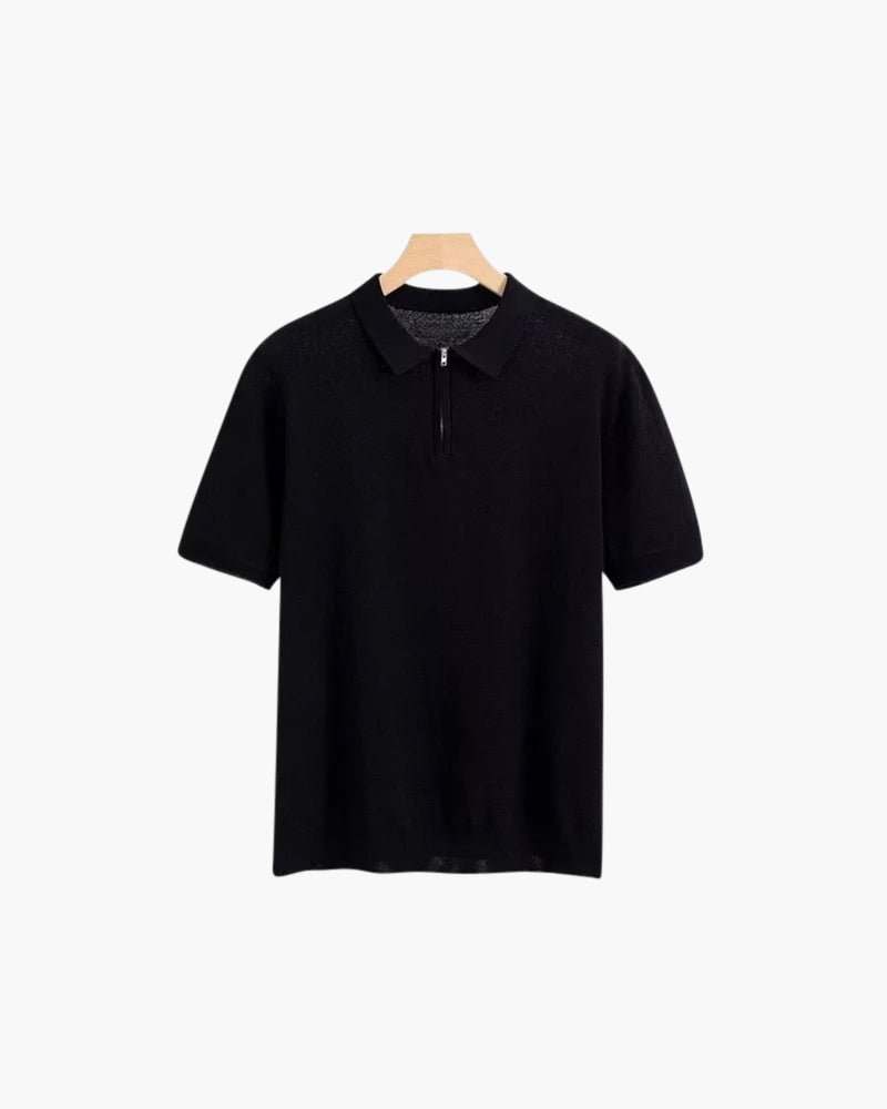 Marbella Zip Up Polo - Belfaire & Co.