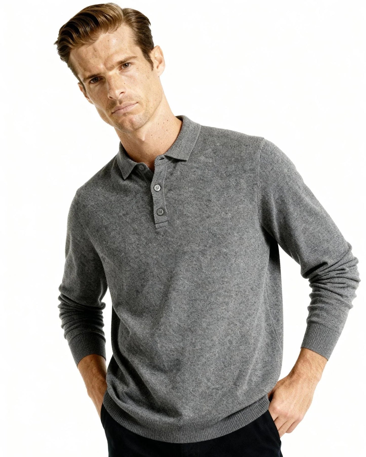 100% Cashmere Polo - Belfaire & Co.