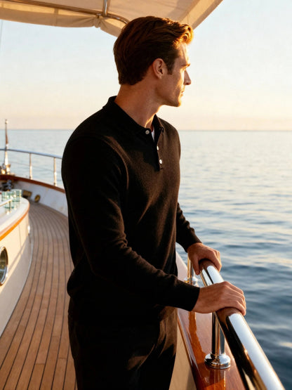 100% Cashmere Polo - Belfaire & Co.
