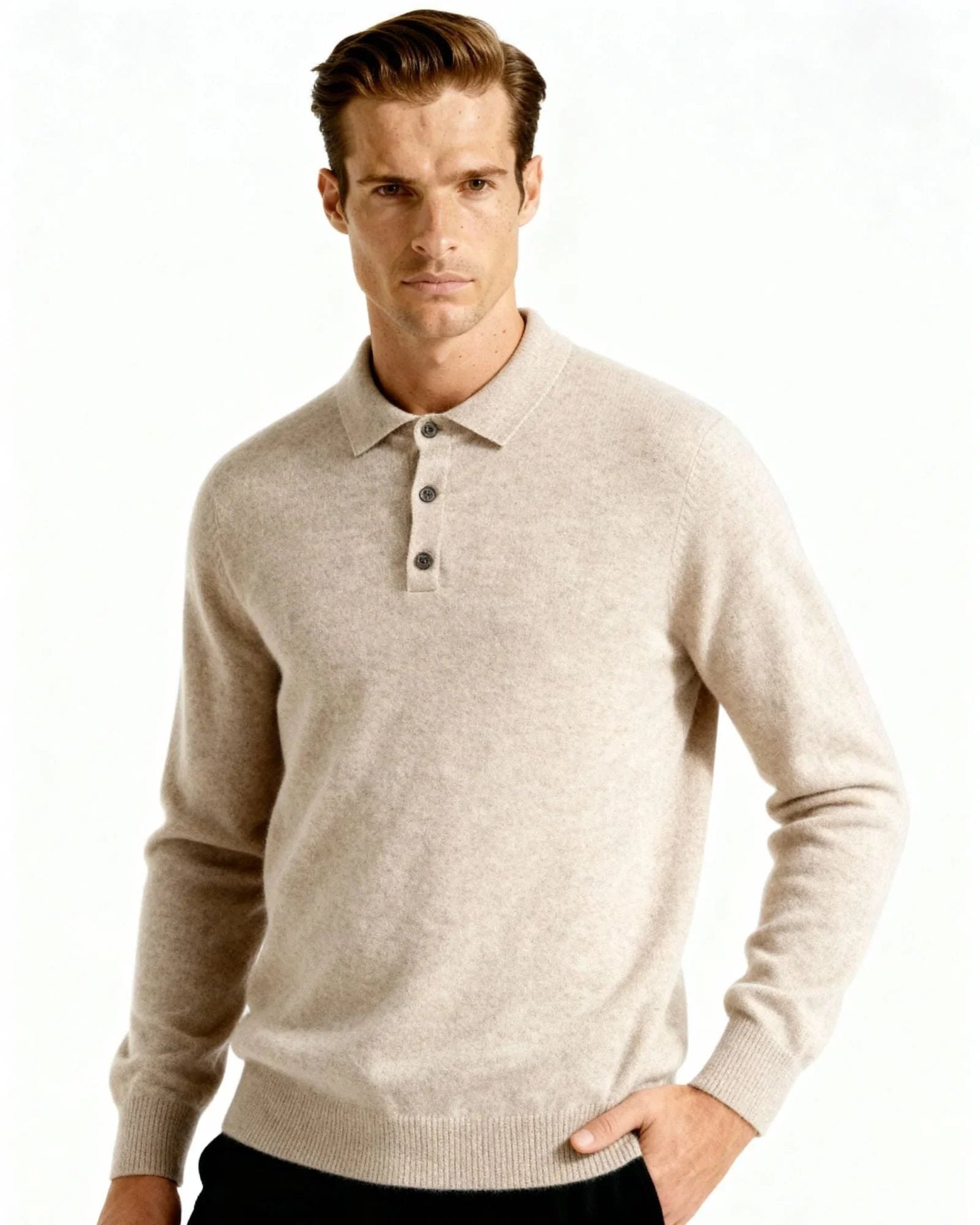 100% Cashmere Polo - Belfaire & Co.