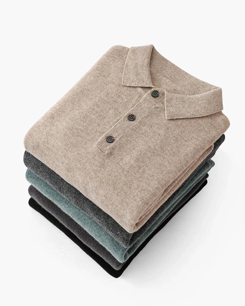 100% Cashmere Polo - Belfaire & Co.