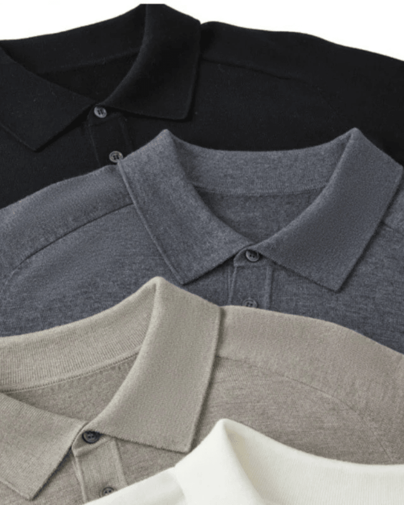 100% Premium Wool Polo - Belfaire & Co.
