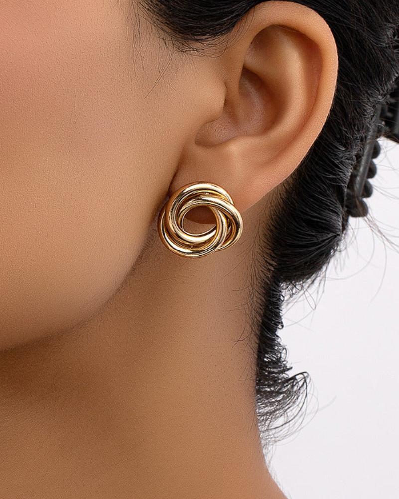 Aurelia Knot Studs - Belfaire & Co.