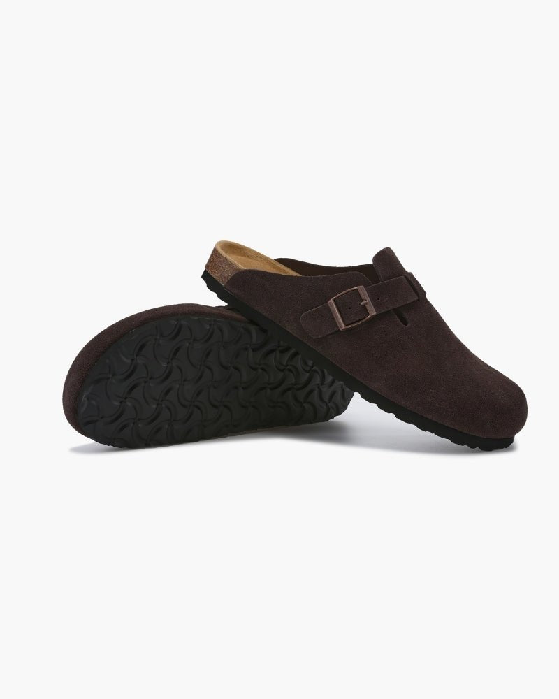 Belfaire Suede Clogs - Belfaire & Co.