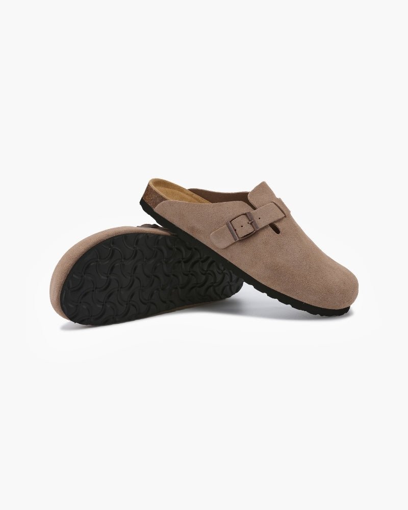 Belfaire Suede Clogs - Belfaire & Co.