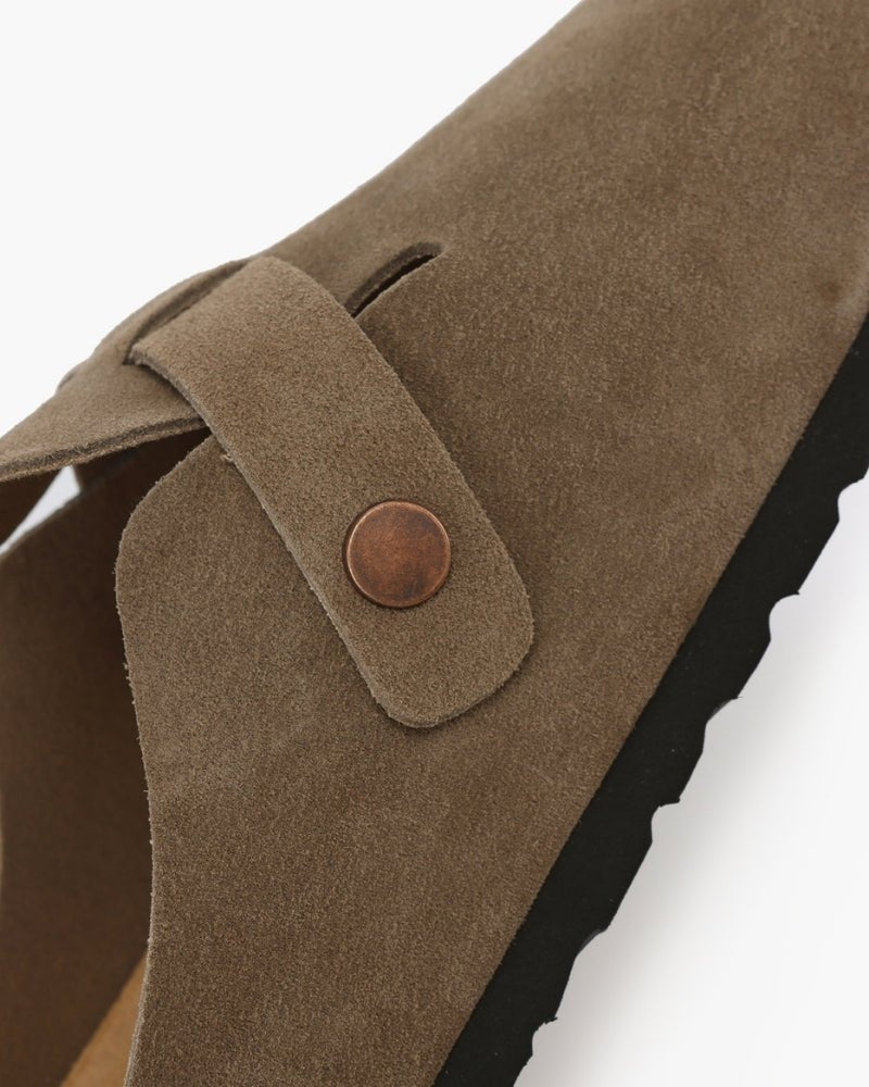 Belfaire Suede Clogs - Belfaire & Co.