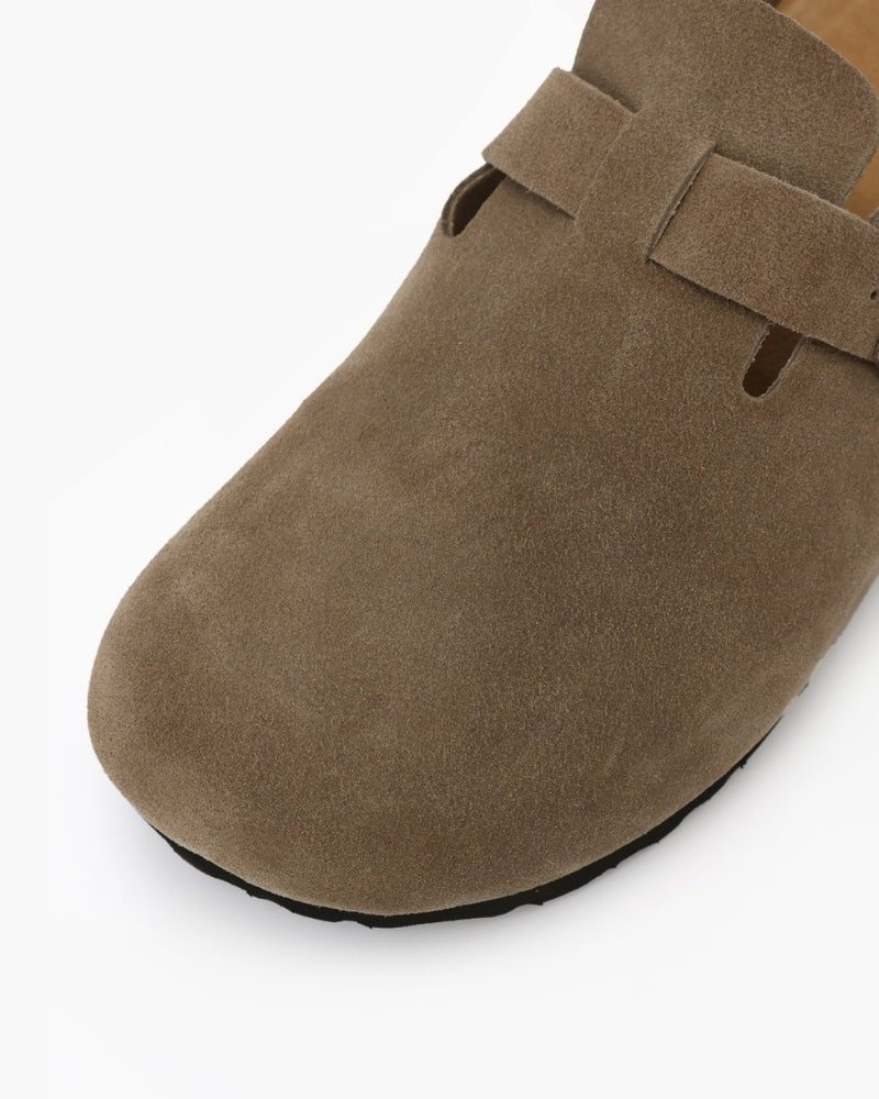 Belfaire Suede Clogs - Belfaire & Co.