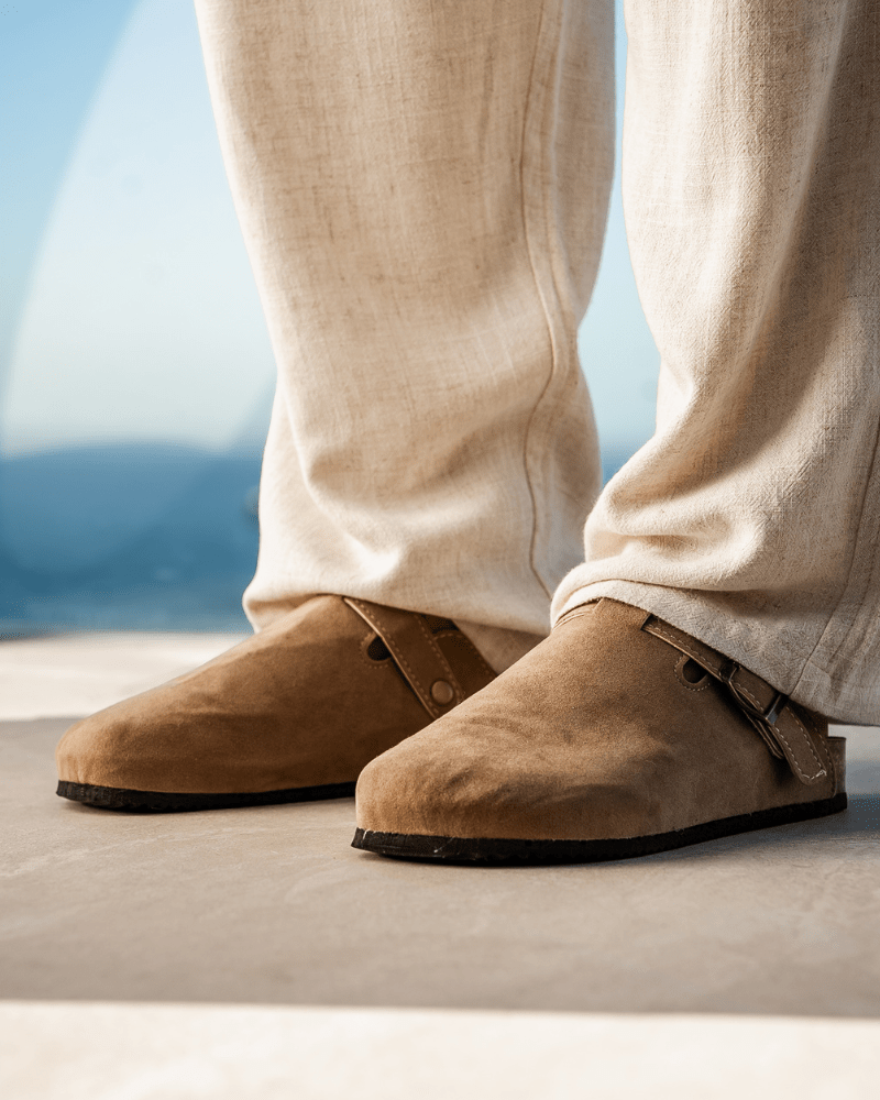 Belfaire Suede Clogs - Belfaire & Co.