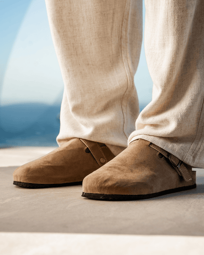 Belfaire Suede Clogs - Belfaire & Co.