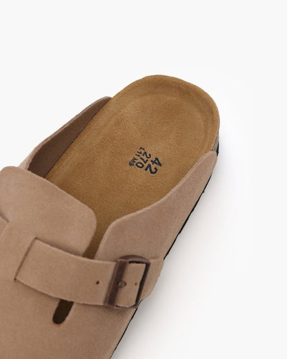 Belfaire Suede Clogs - Belfaire & Co.