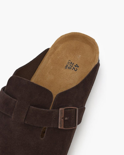 Belfaire Suede Clogs - Belfaire & Co.