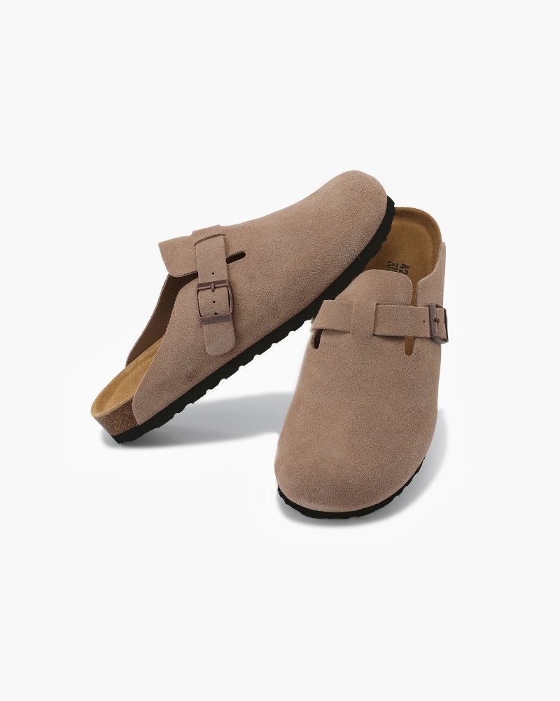 Belfaire Suede Clogs - Belfaire & Co.