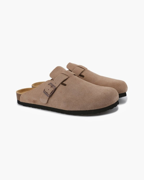 Belfaire Suede Clogs - Belfaire & Co.
