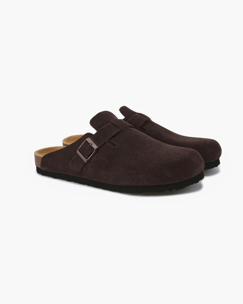Belfaire Suede Clogs - Belfaire & Co.