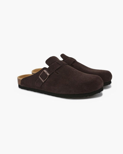 Belfaire Suede Clogs - Belfaire & Co.