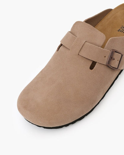 Belfaire Suede Clogs - Belfaire & Co.