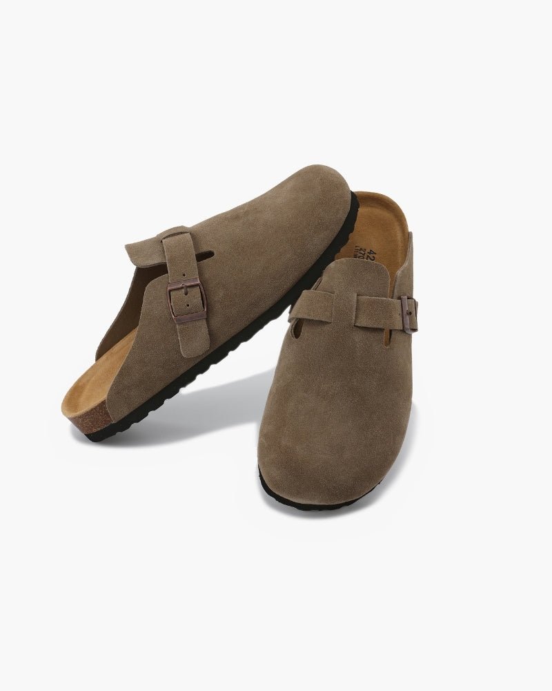 Belfaire Suede Clogs - Belfaire & Co.