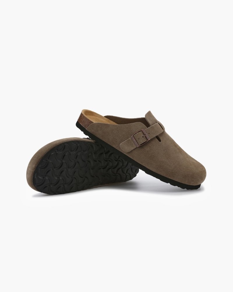 Belfaire Suede Clogs - Belfaire & Co.
