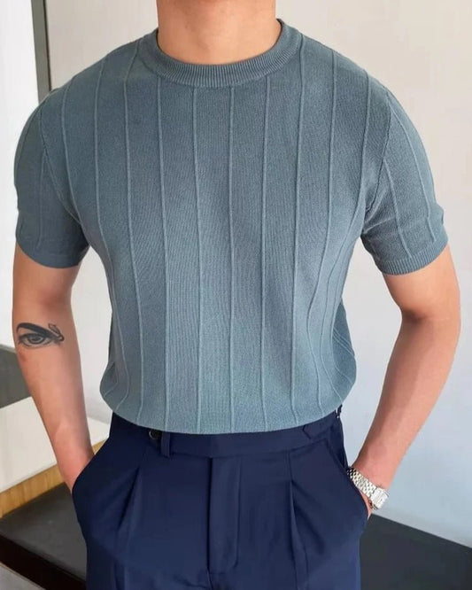 Cannes Ribbed T-Shirt - Belfaire & Co.