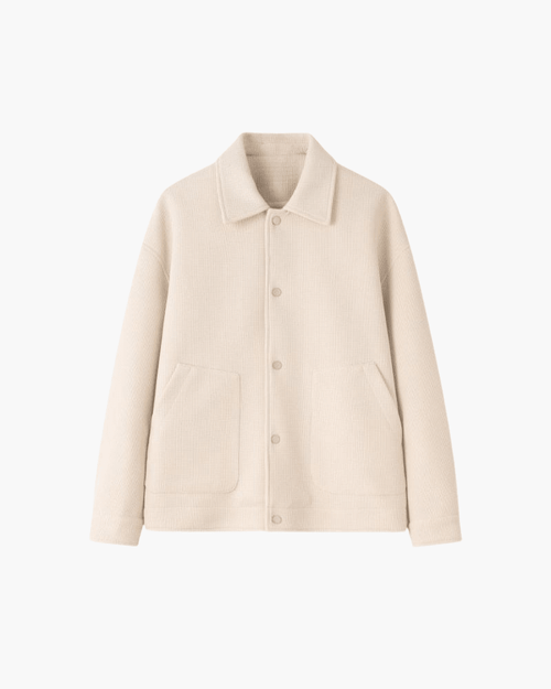 Classic Waffle Textured Overshirt - Belfaire & Co.