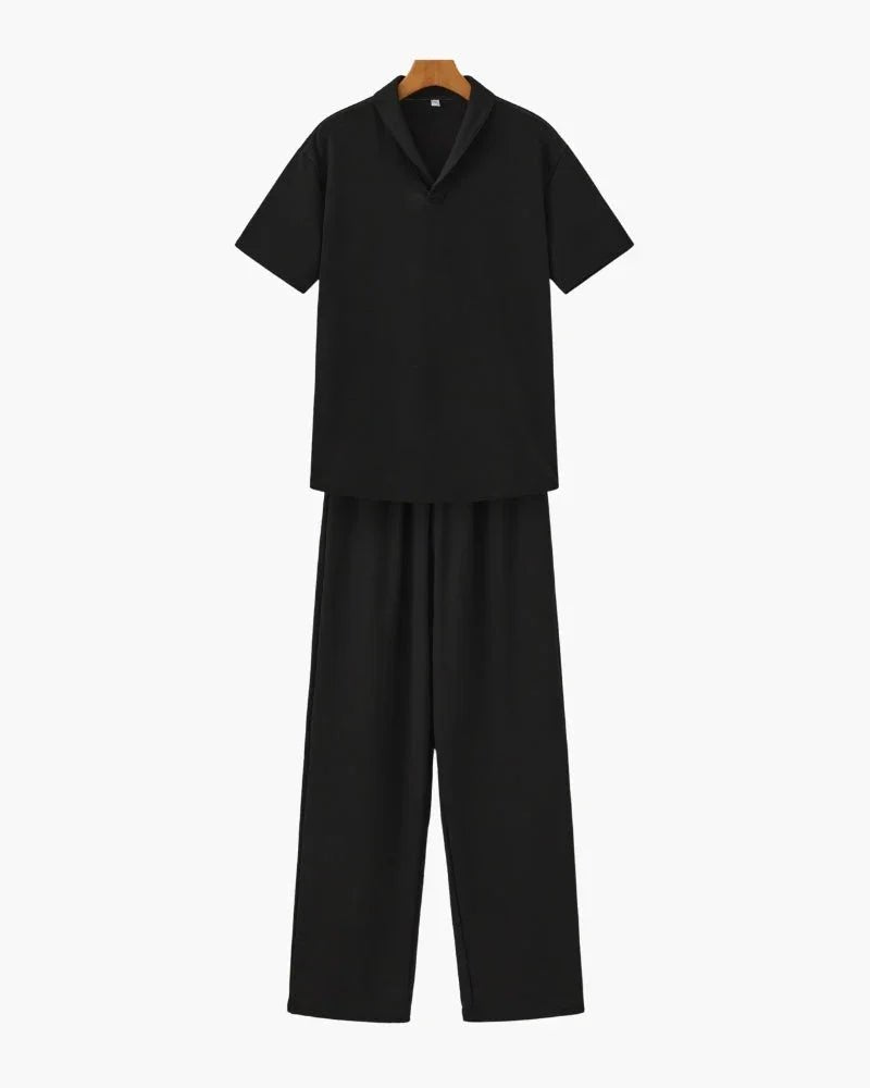 Cotton Polo & Pantalon Set - Belfaire & Co.