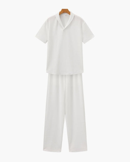 Cotton Polo & Pantalon Set - Belfaire & Co.