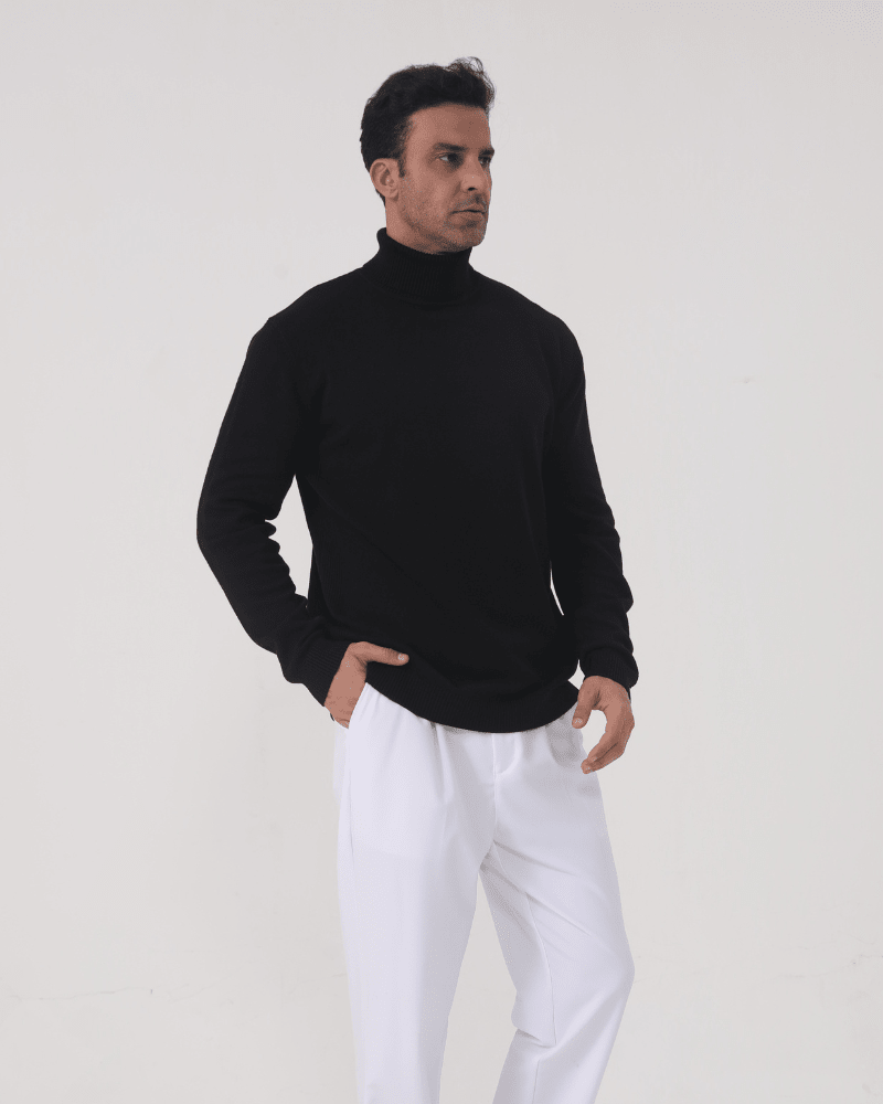 Gstaad Merino Wool Turtleneck - Belfaire & Co.