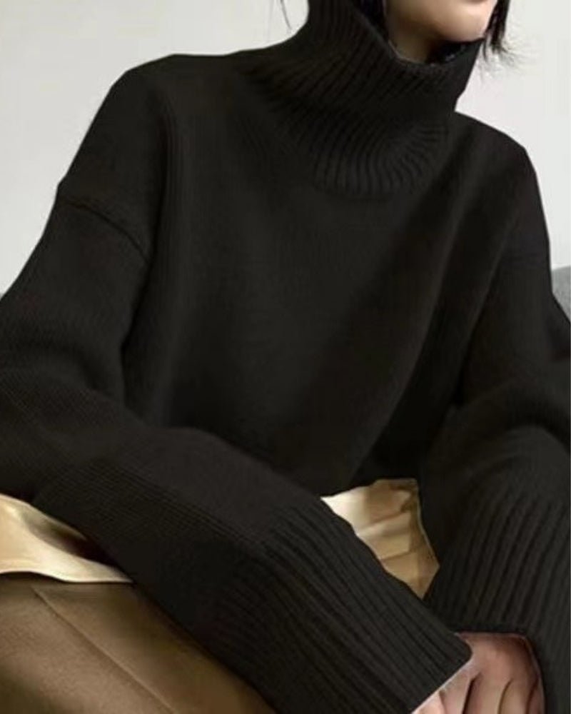 Heritage Knit Turtleneck - Belfaire & Co.