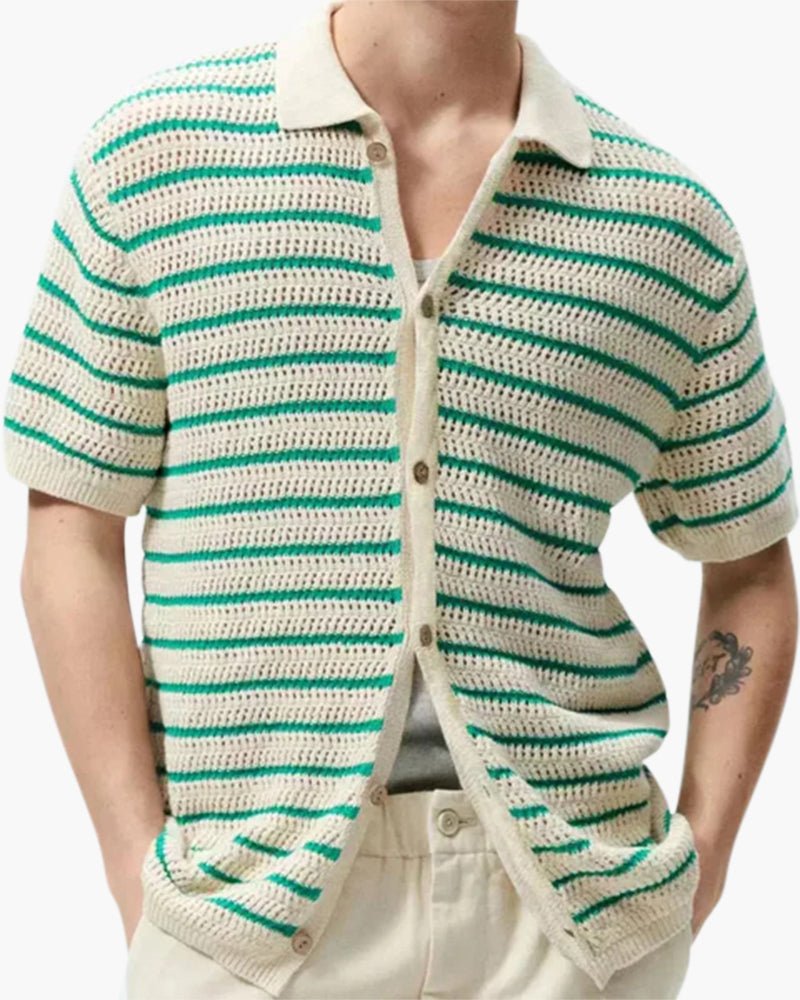 Marbella - Knitted Button Shirt - Belfaire & Co.