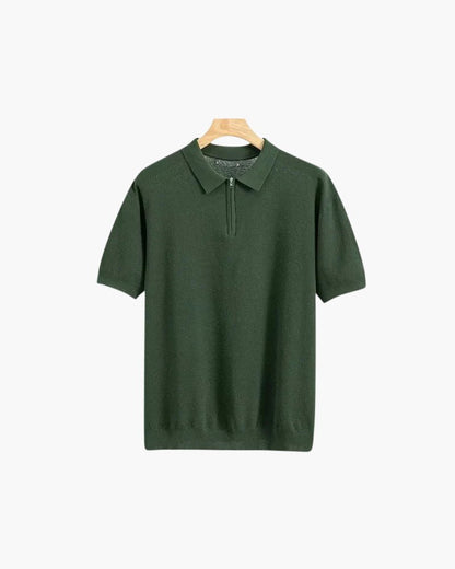 Marbella Zip Up Polo - Belfaire & Co.