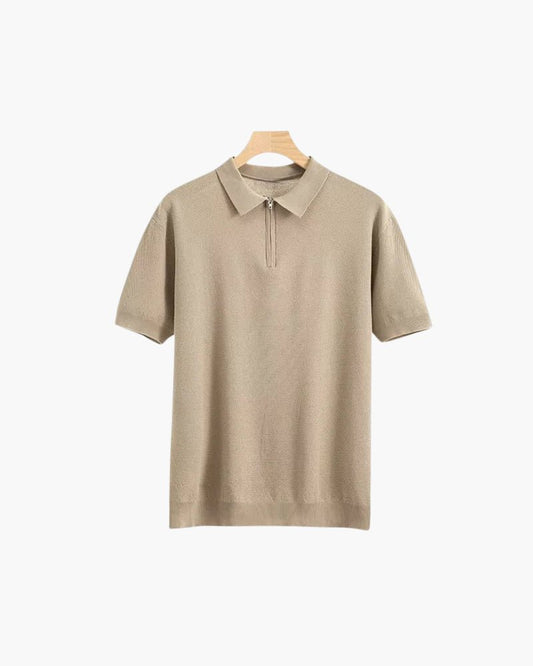 Marbella Zip Up Polo - Belfaire & Co.