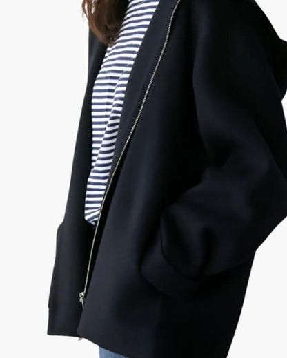 Marlow Wool Zip Coat - Belfaire & Co.
