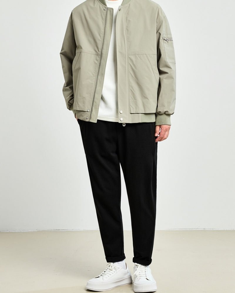 Minimalist Bomber Jacket - Belfaire & Co.