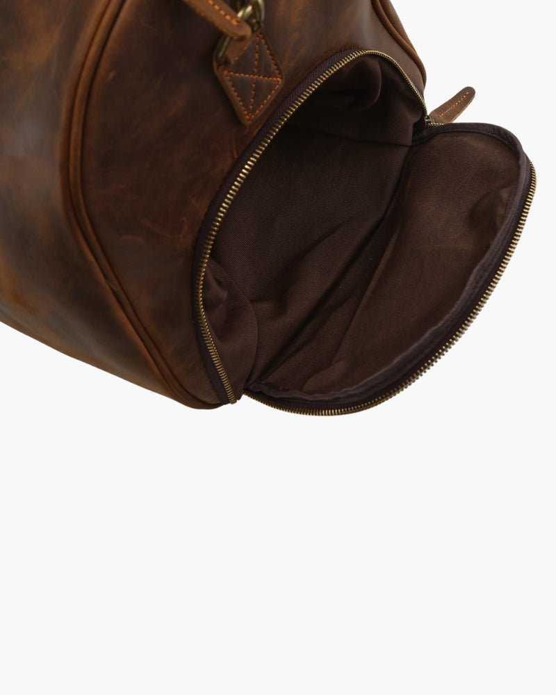 Montague Leather Duffle - Belfaire & Co.