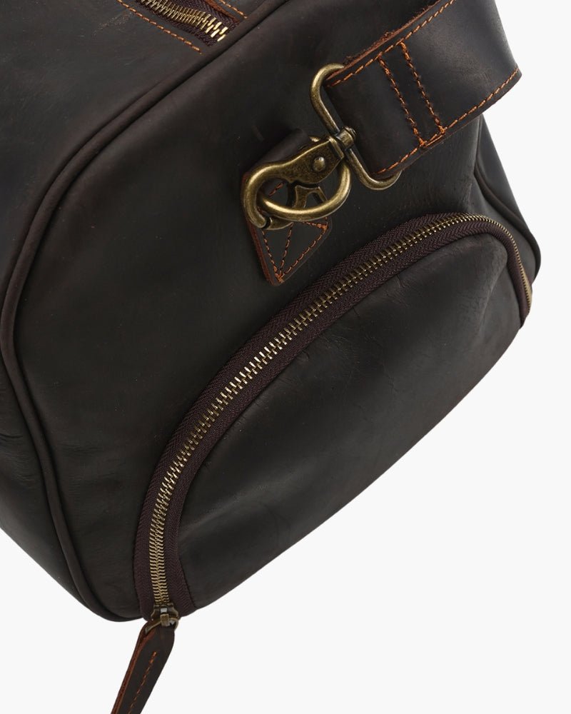 Montague Leather Duffle - Belfaire & Co.