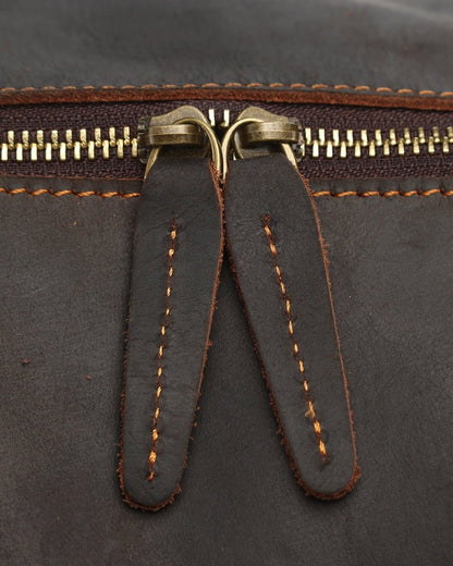 Montague Leather Duffle - Belfaire & Co.