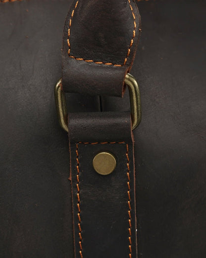 Montague Leather Duffle - Belfaire & Co.