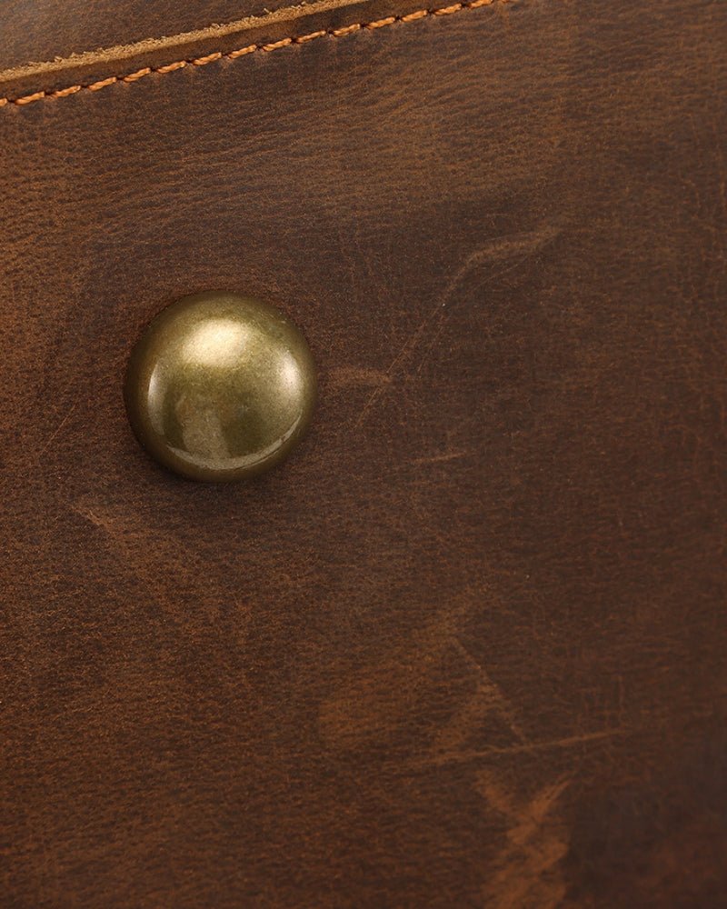 Montague Leather Duffle - Belfaire & Co.