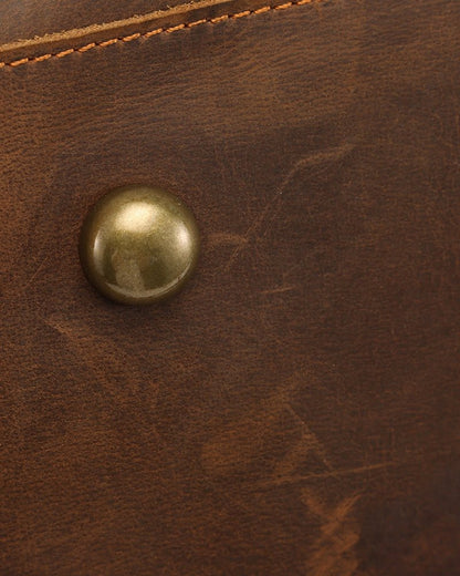 Montague Leather Duffle - Belfaire & Co.