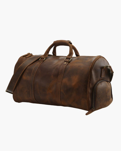 Montague Leather Duffle - Belfaire & Co.