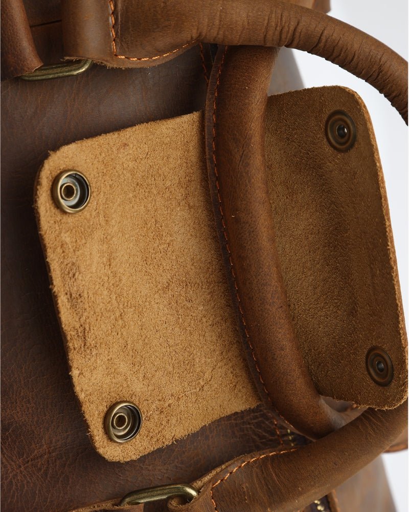 Montague Leather Duffle - Belfaire & Co.