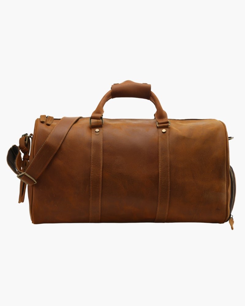 Montague Leather Duffle - Belfaire & Co.