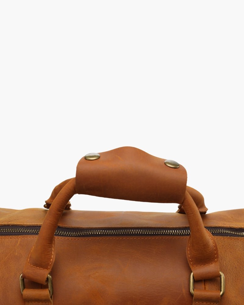 Montague Leather Duffle - Belfaire & Co.