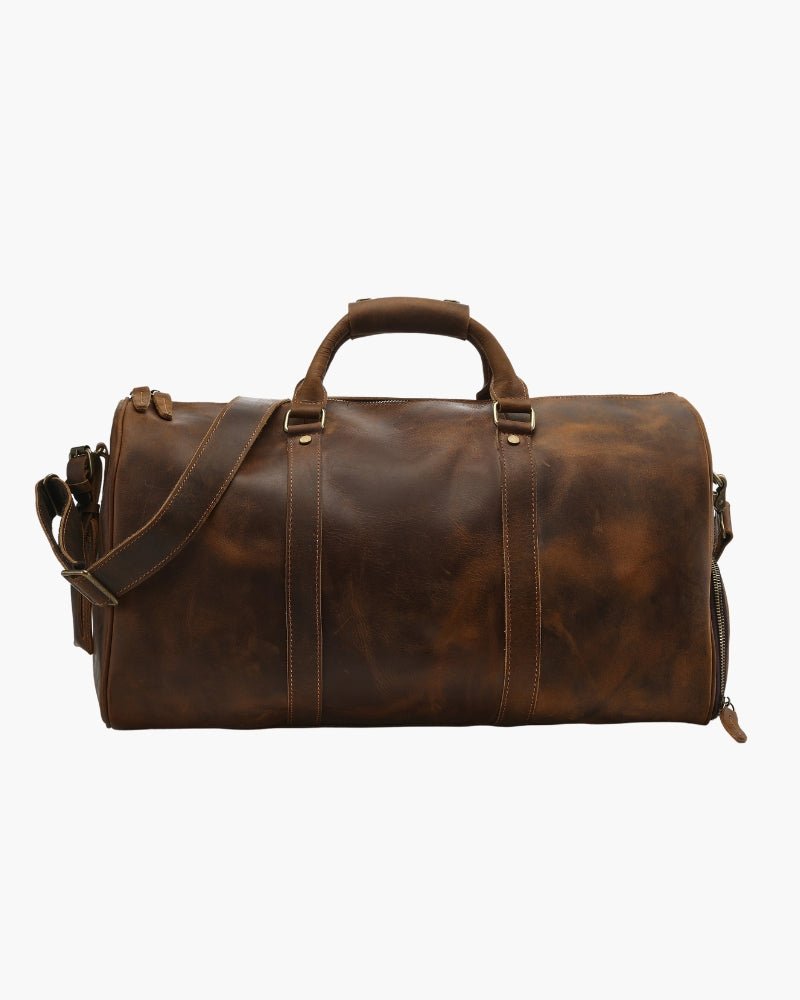 Montague Leather Duffle - Belfaire & Co.