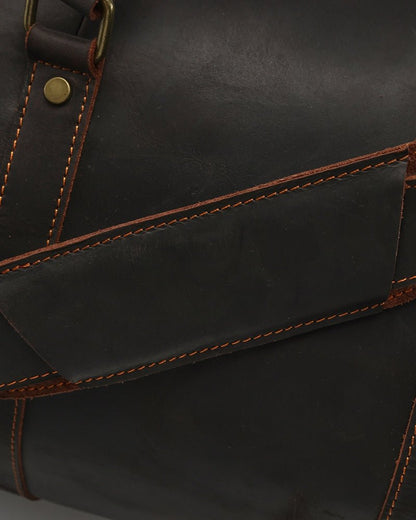 Montague Leather Duffle - Belfaire & Co.