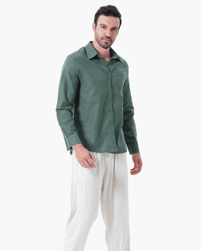 Old Money Linen Combo (Longsleeve) - Belfaire & Co.