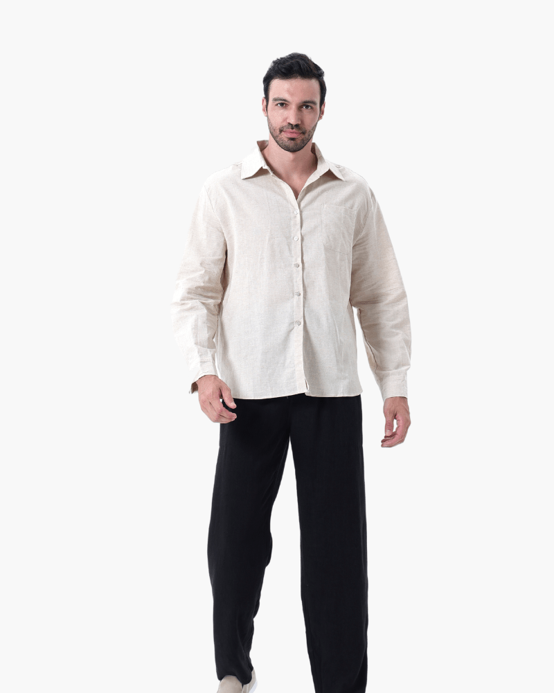 Old Money Linen Combo (Longsleeve) - Belfaire & Co.