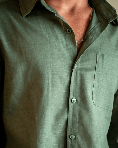 Old Money Linen Combo (Longsleeve) - Belfaire & Co.