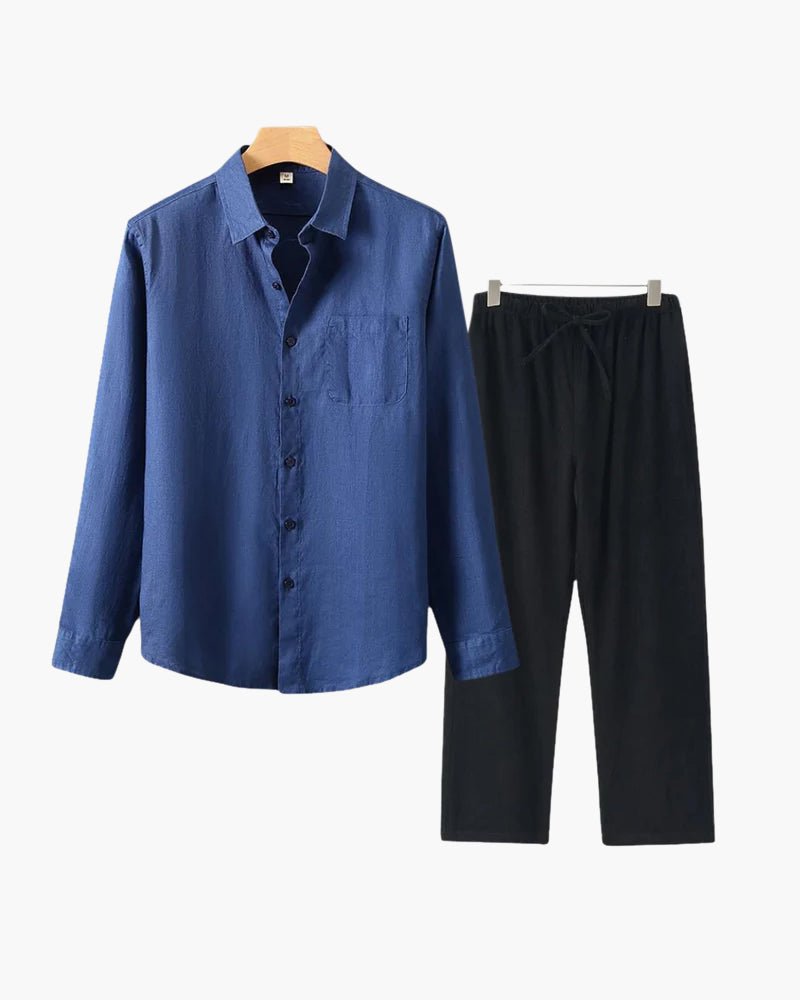 Old Money Linen Combo (Longsleeve) - Belfaire & Co.