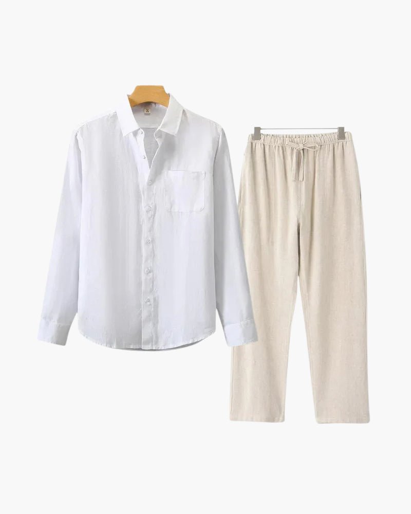 Old Money Linen Combo (Longsleeve) - Belfaire & Co.